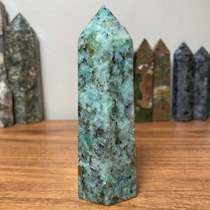 African Turquoise Crystal Tower